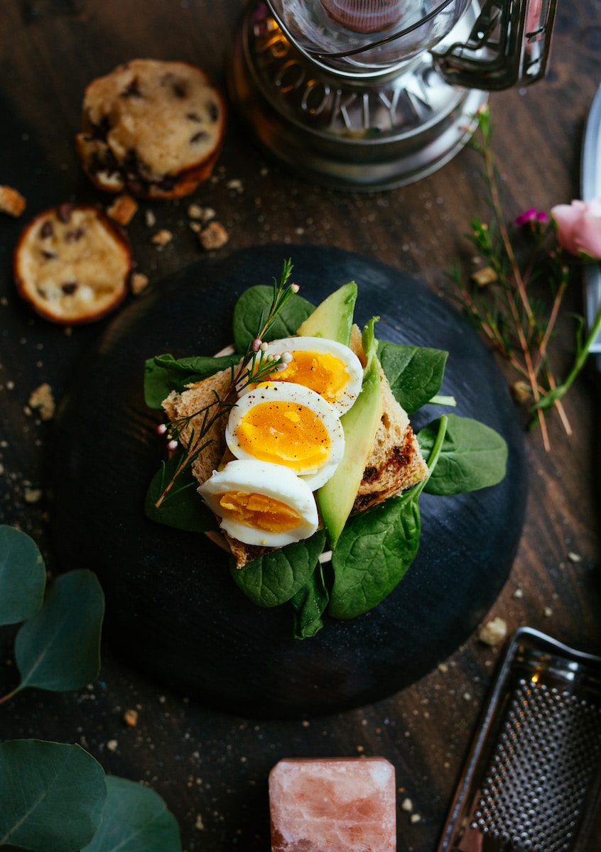 Egg Spinach on Track